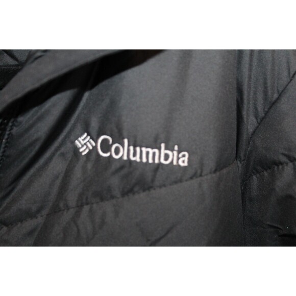 NEW COLUMBIA VILLAGE PARK INSULATED FAUX FUR TRIM HOOD BLACK JACKET SIZE XS - Picture 6 of 7